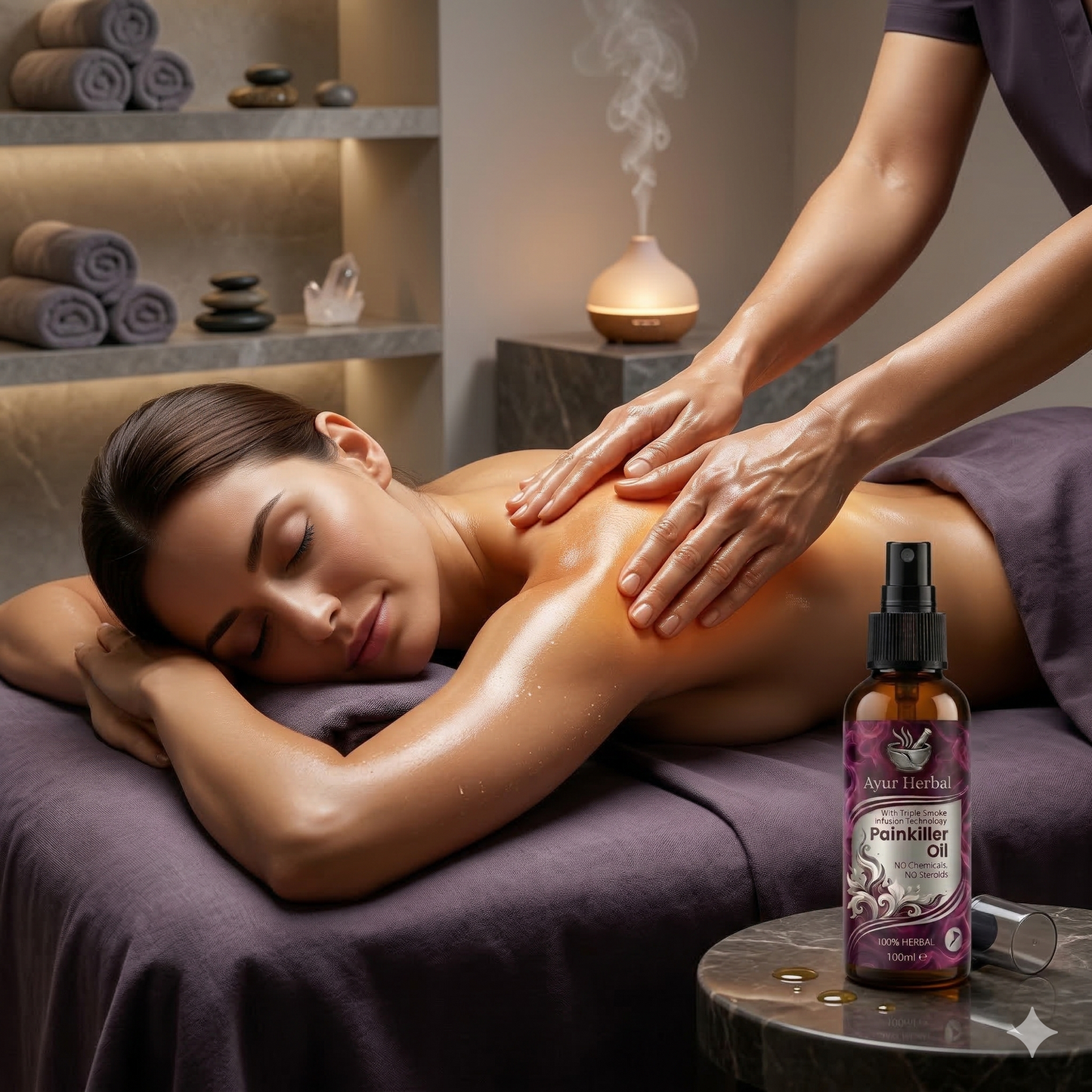 Smoke Pain Relief & Massage Oil - 100% Working 🌿